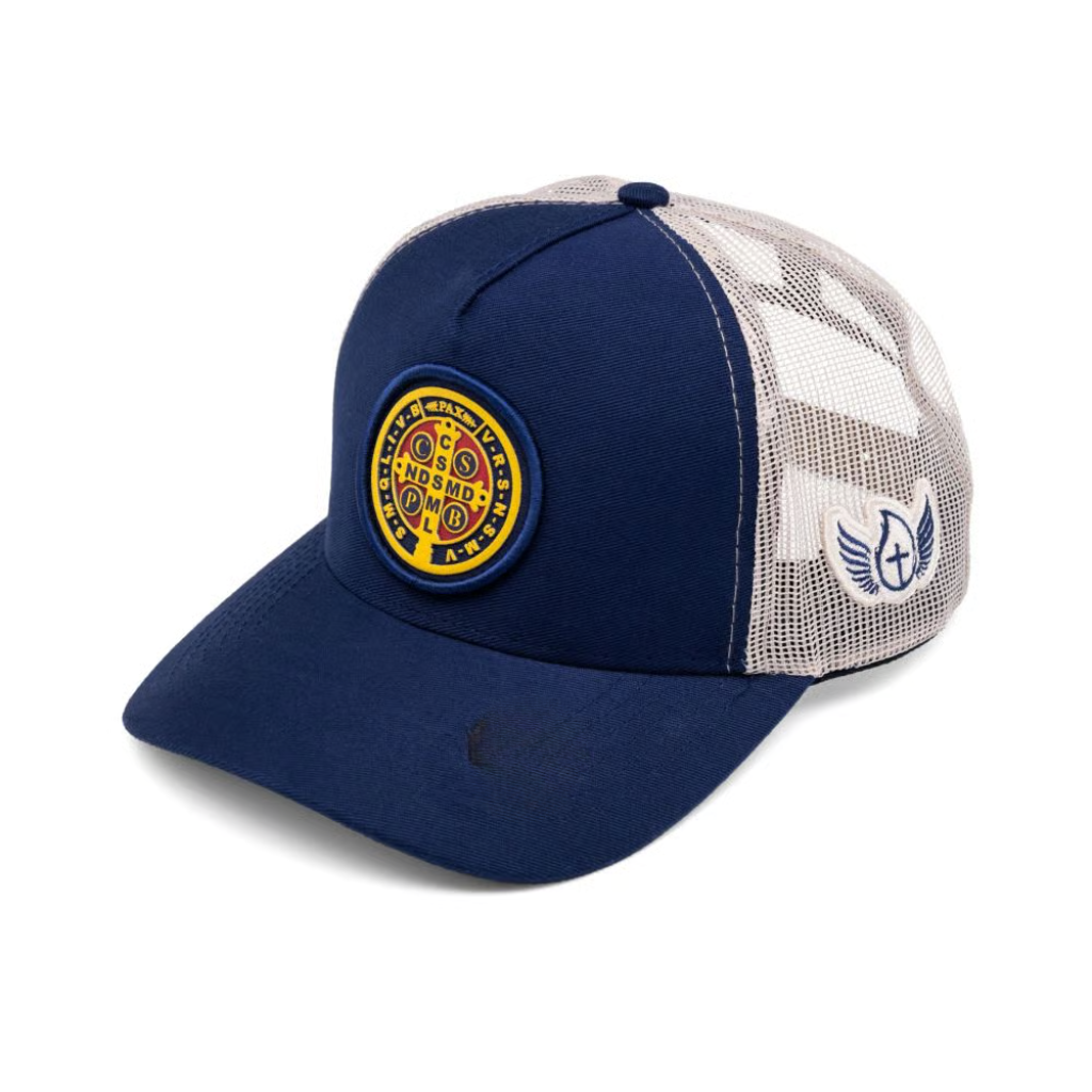 Saint Benedict Medal Cap