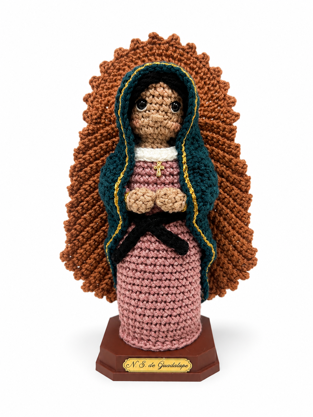 Nossa Senhora De Guadalupe - 22 cm - croche