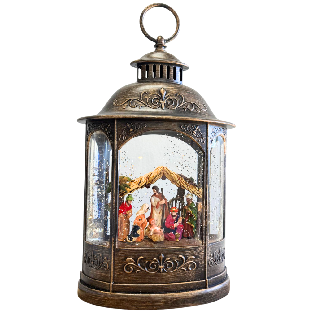 Lanterna Natividade com Luz e Brilho