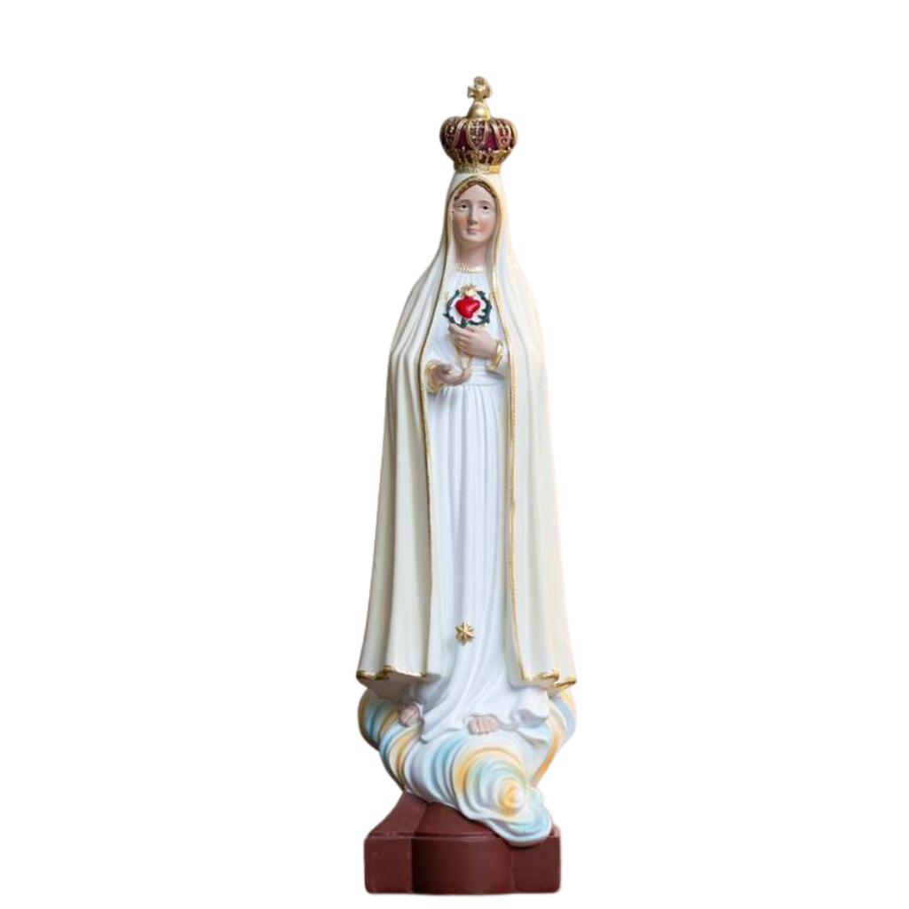Nuestra Señora de Fátima Peregrina 20cm Resina