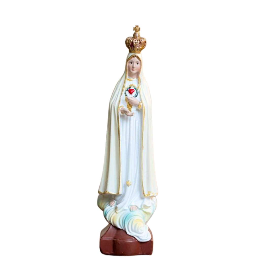Our Lady of Fátima Pilgrim Statue 13cm Resin