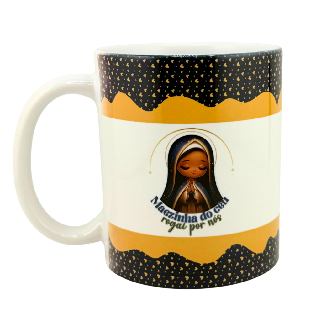 Caneca Nossa Senhora Aparecida – “Mãezinha do Céu”