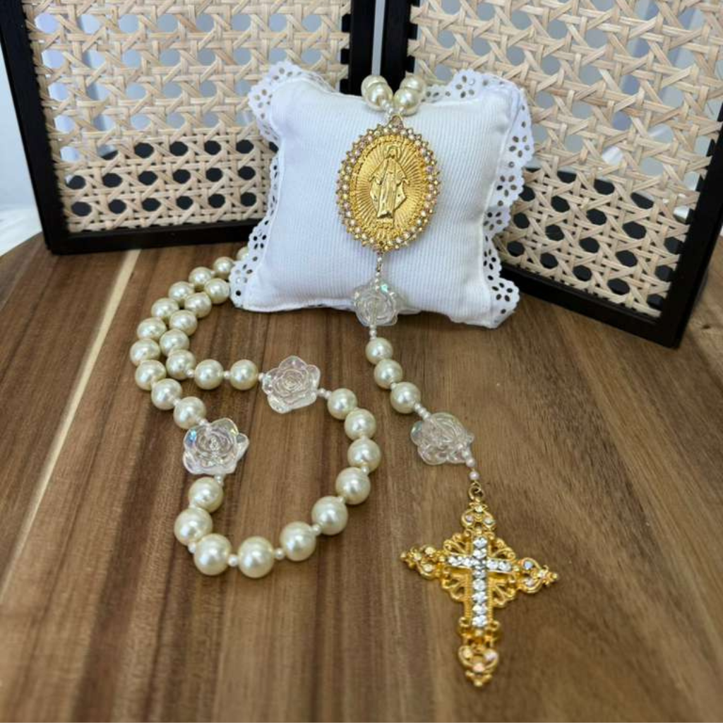 Our Lady of Grace Rosary – Luxury Gold