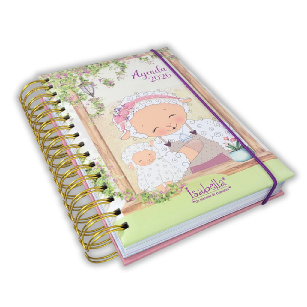 Agenda Isabella 2026 Mamá y Bebe Oveja