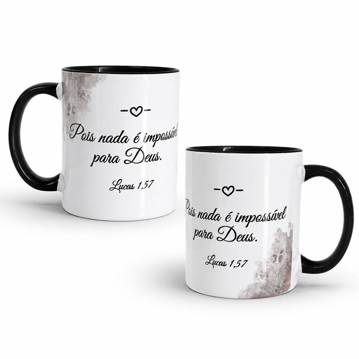 Caneca “Pois nada é impossível para Deus.” - 11oz