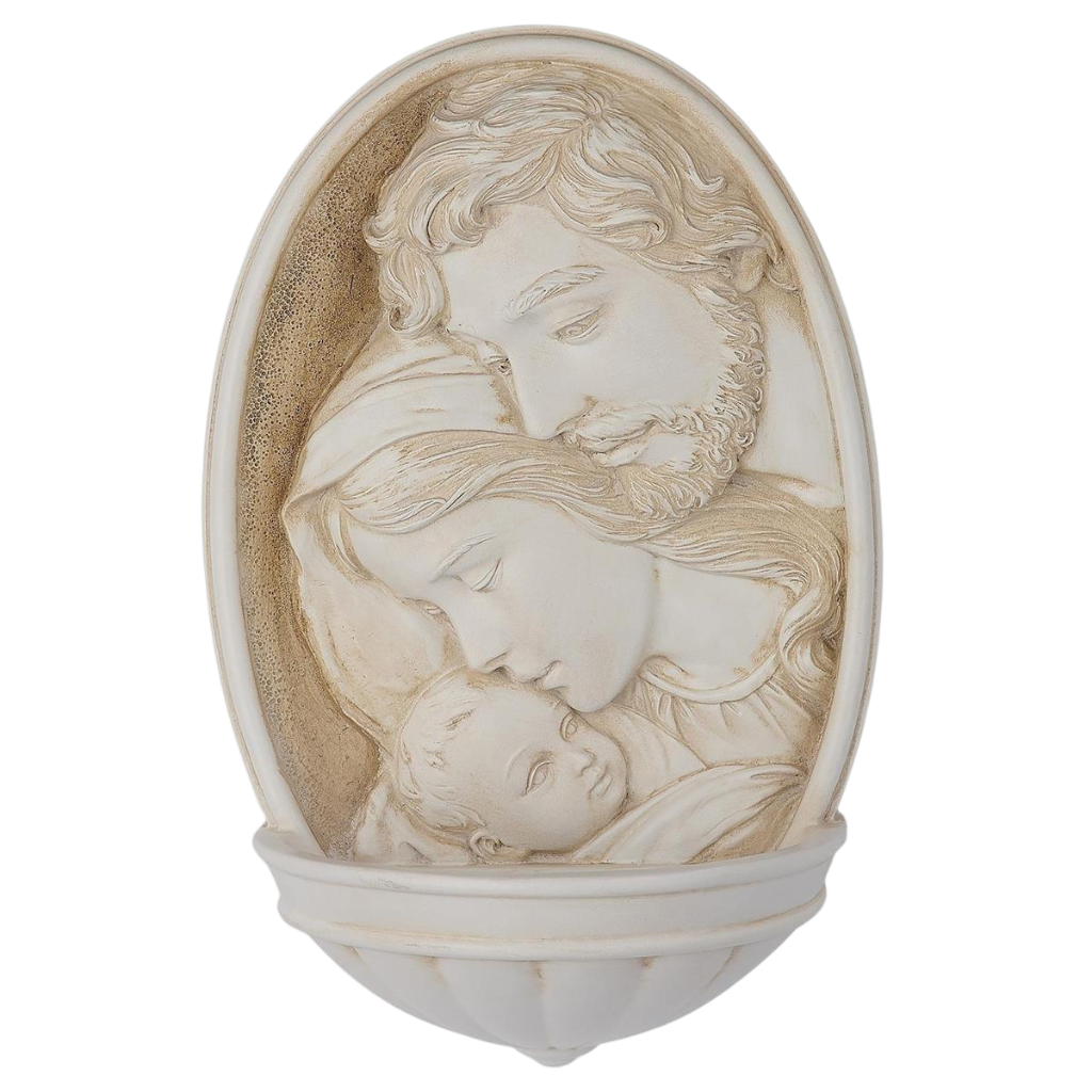 Pia de Água Benta Sagrada Família 20cm