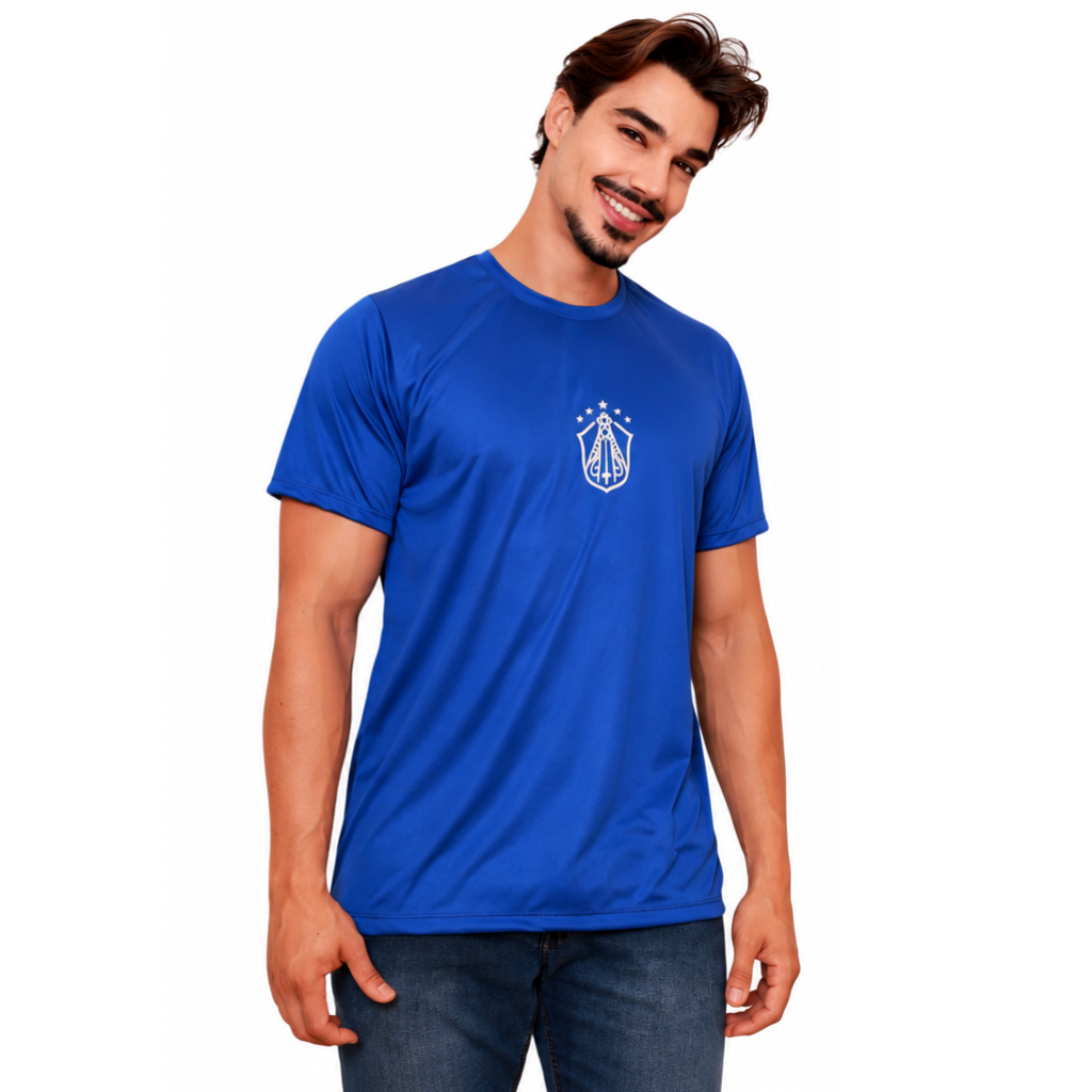 Camiseta Nossa Senhora Aparecida - Azul