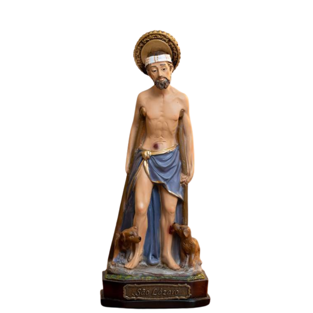 São Lazaro 20cm Resina