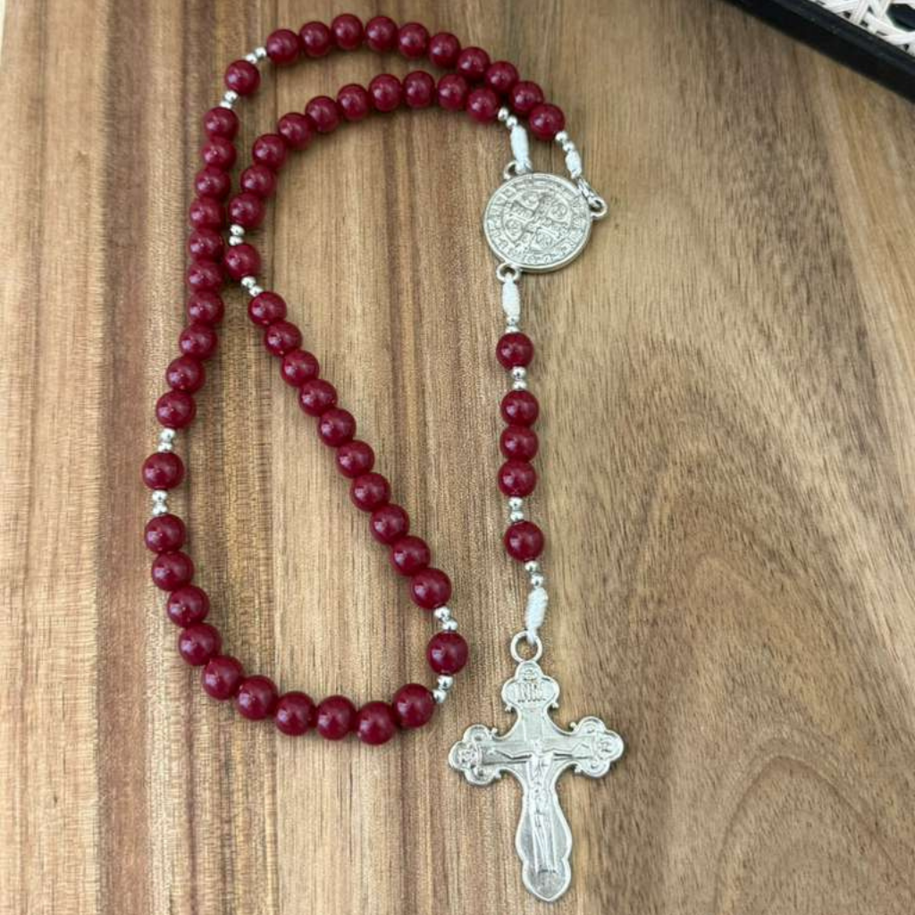 Terço São Bento – Vermelho