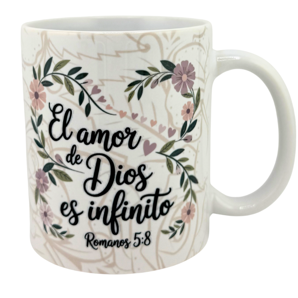 Caneca Nossa Senhora com o Menino Jesus (Rosa)
