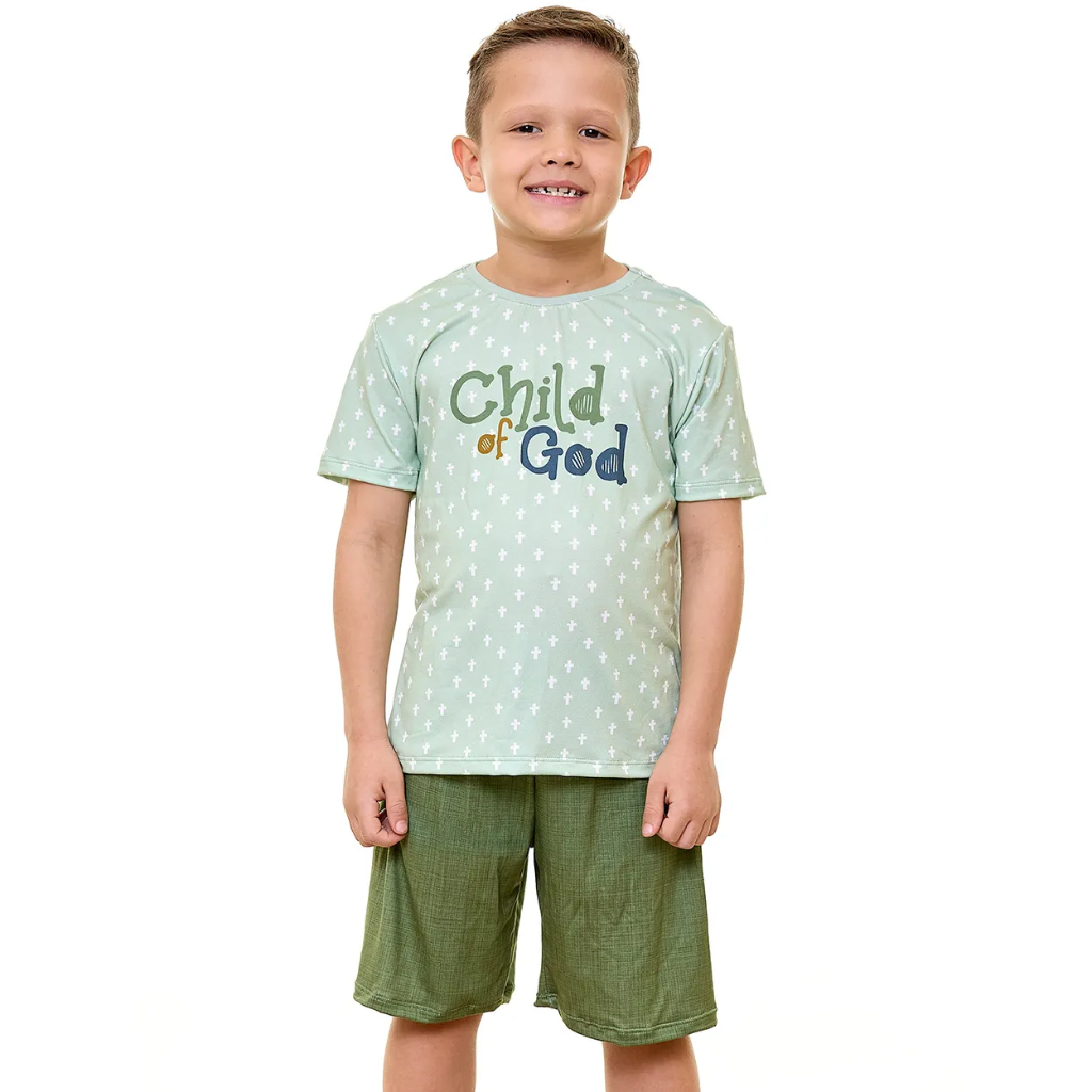 Pijama Infantil Masculino Child Of God