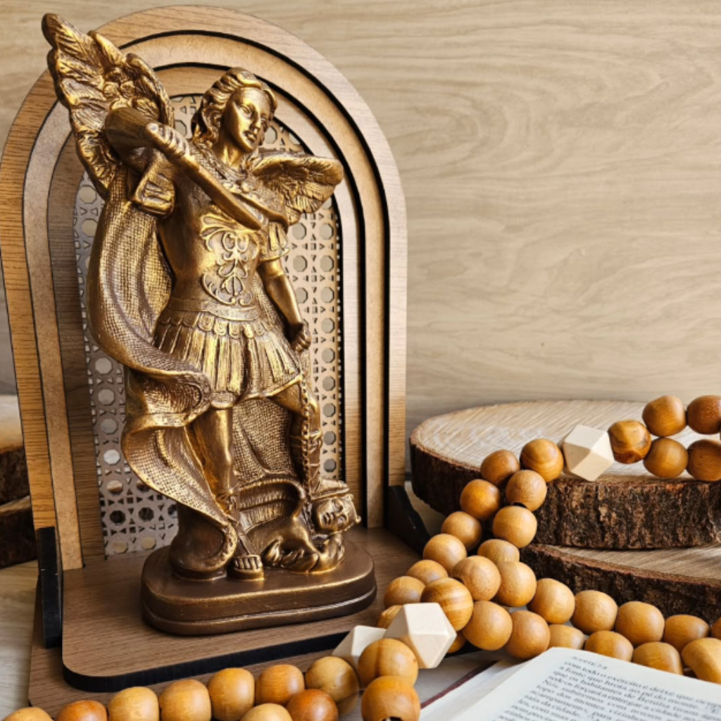 Imagen de San Miguel Arcángel – 22 cm | Color metal
