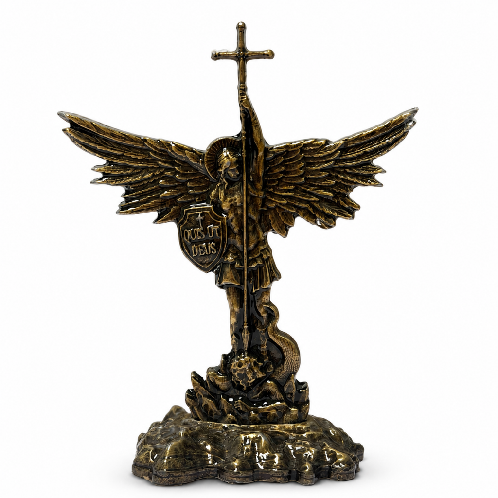 Adorno de Mesa - São Miguel Arcanjo - Quis Ut Deus ?