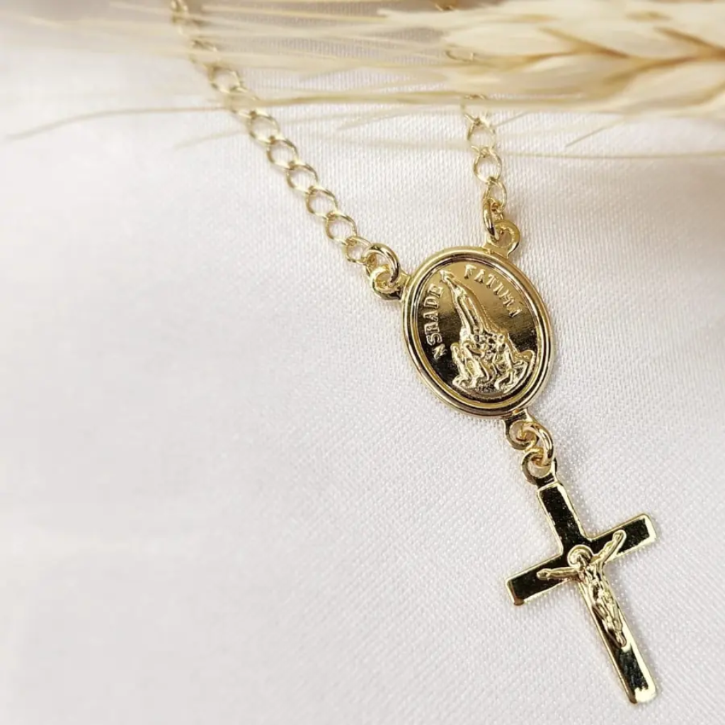 Semi-Jewelry Necklace Our Lady of Fatima