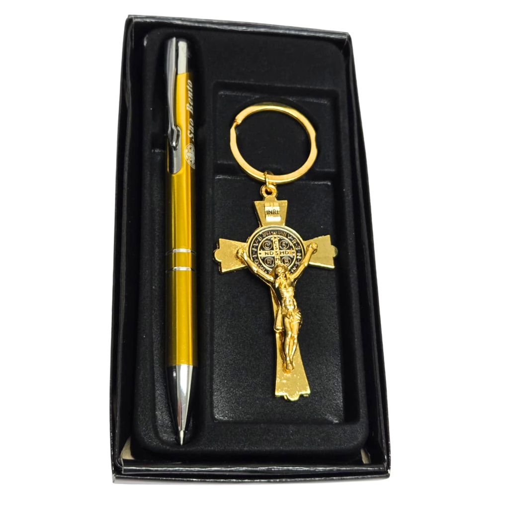 Kit Chaveiro + Caneta São Bento