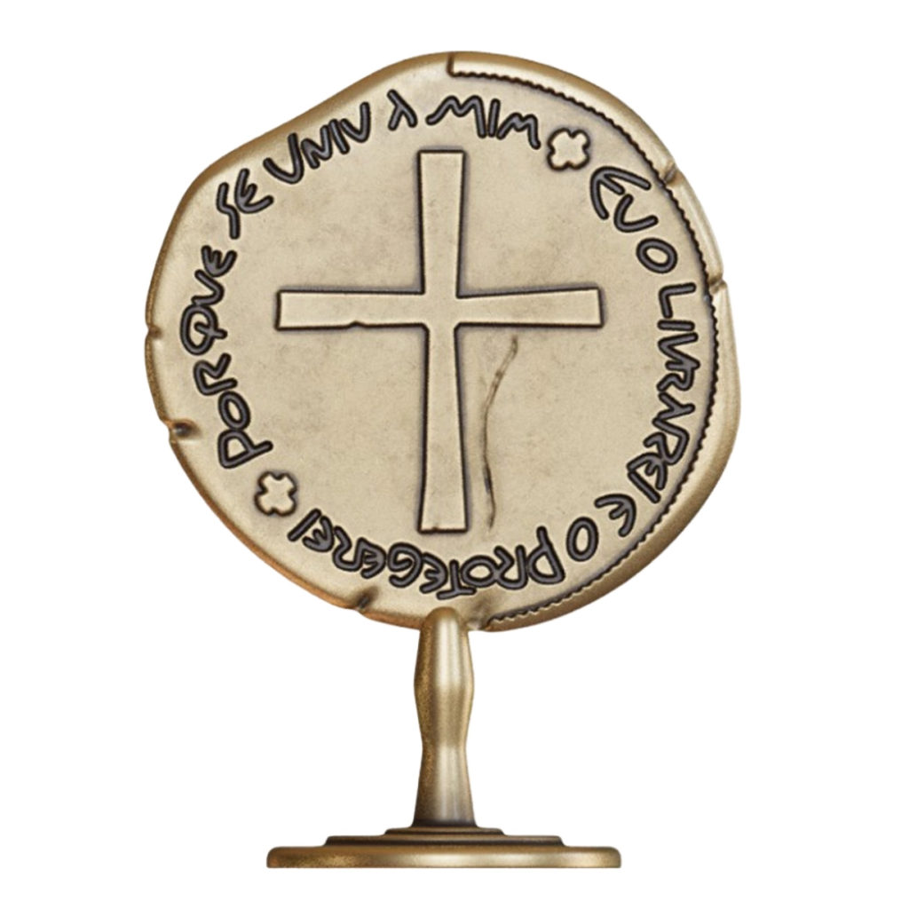 Adorno de Mesa Medalha das Duas Cruzes