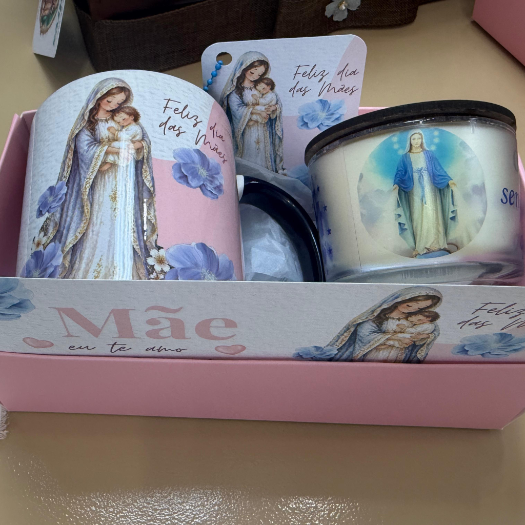 Kit Presente Dia das Mães – Mãe, Eu Te Amo