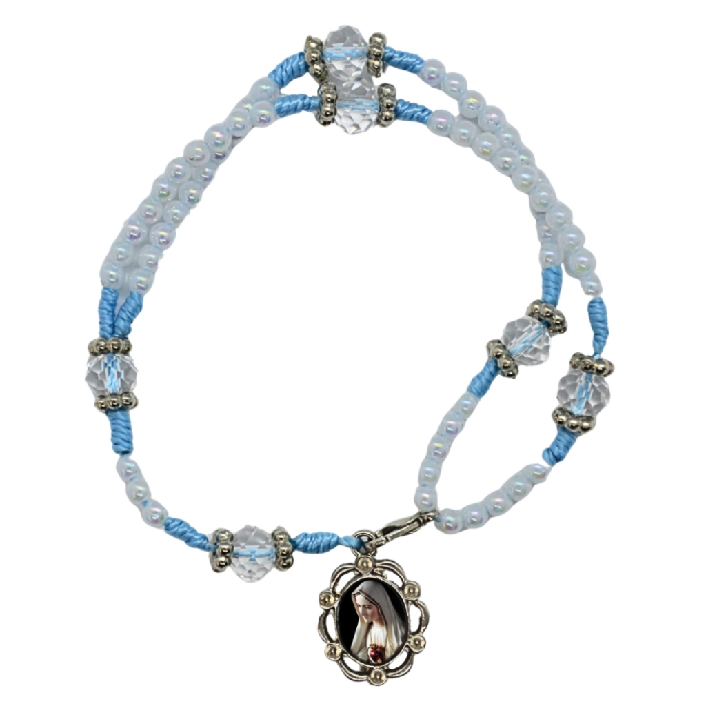 Pulseira Terço Nossa Senhora de Fátima