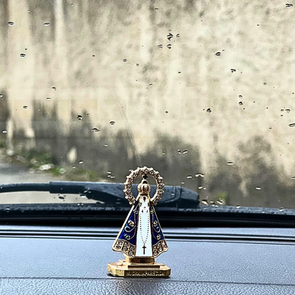 Santinha N. S. Aparecida Para Carro 8cm