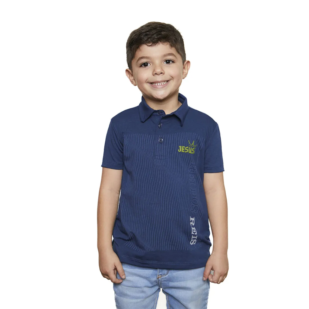 Children's Polo Shirt Jesus King of Kings