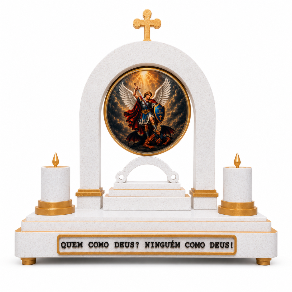Capela de São Miguel Arcanjo 3D - Edição Exclusiva Cantinho Sagrado