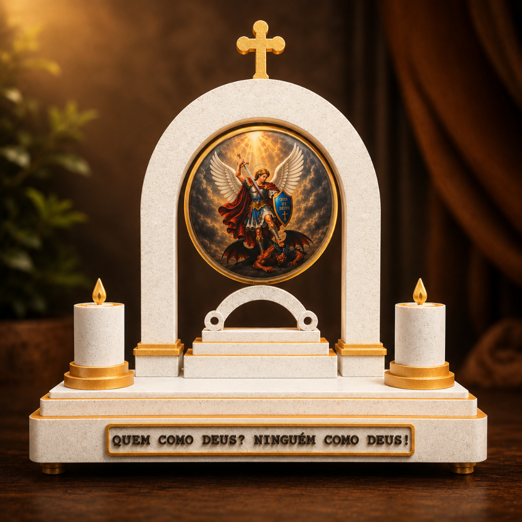 Capela de São Miguel Arcanjo 3D - Edição Exclusiva Cantinho Sagrado