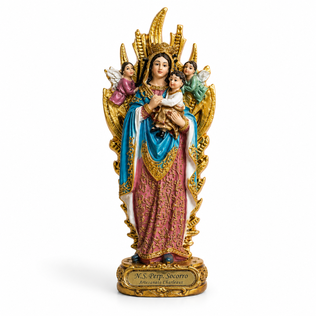 N. Sra. do Perpétuo Socorro 20cm Resina