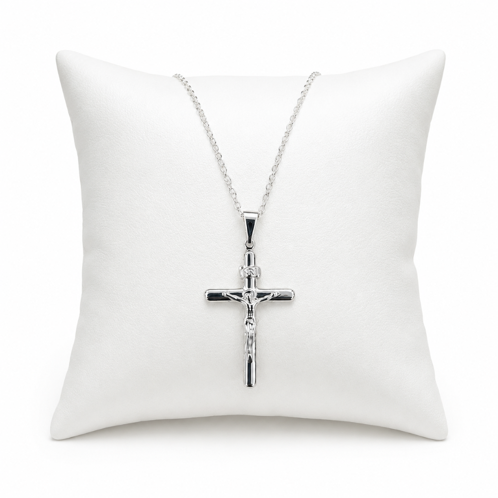 Collar Crucifijo Labrado – 60cm
