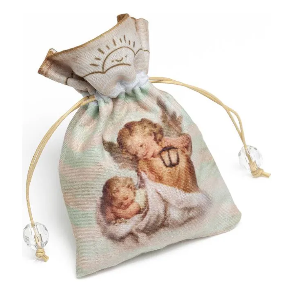 Terço Infantil Anjo Da Guarda Branco