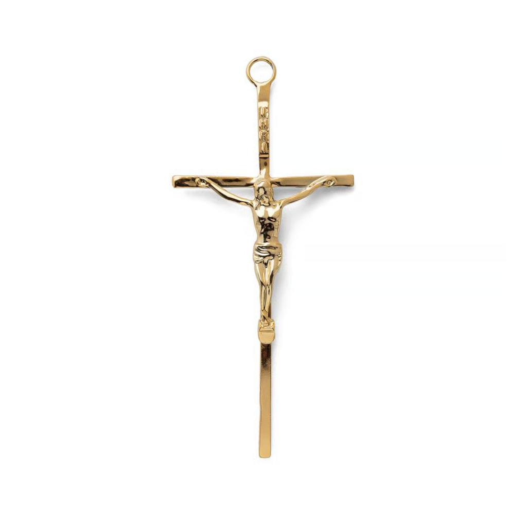 Cruz Dourado Metalizado 14 x 6cm