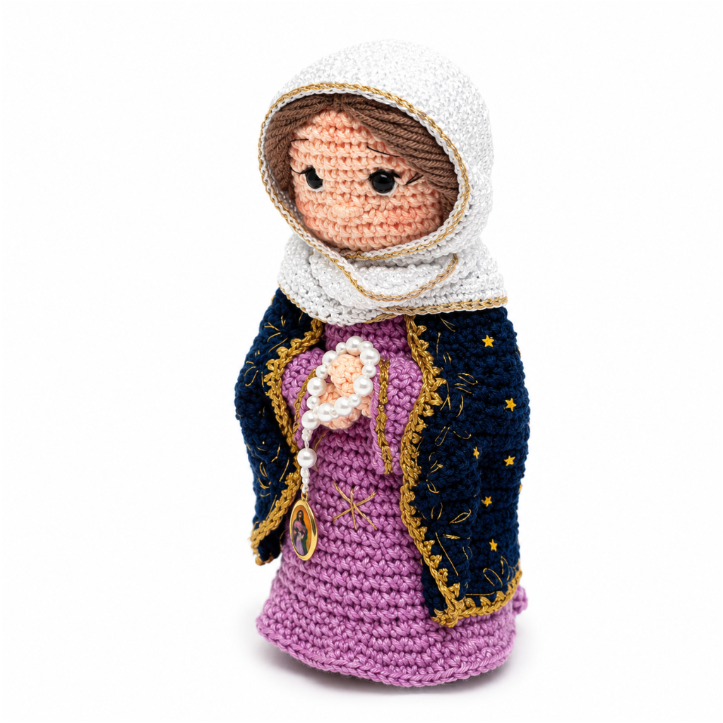 Nossa Senhora das Lágrimas em Crochê – 15cm
