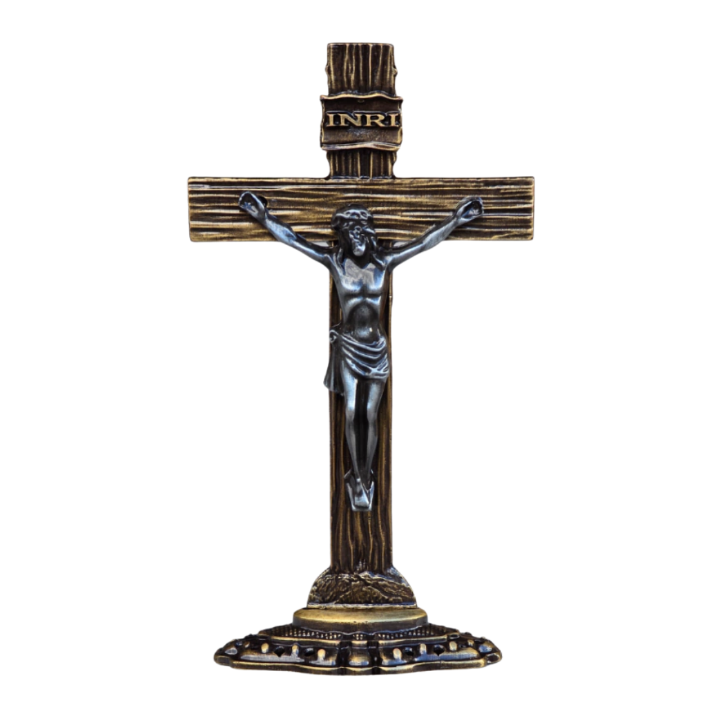 Crucifixo de mesa - INRI