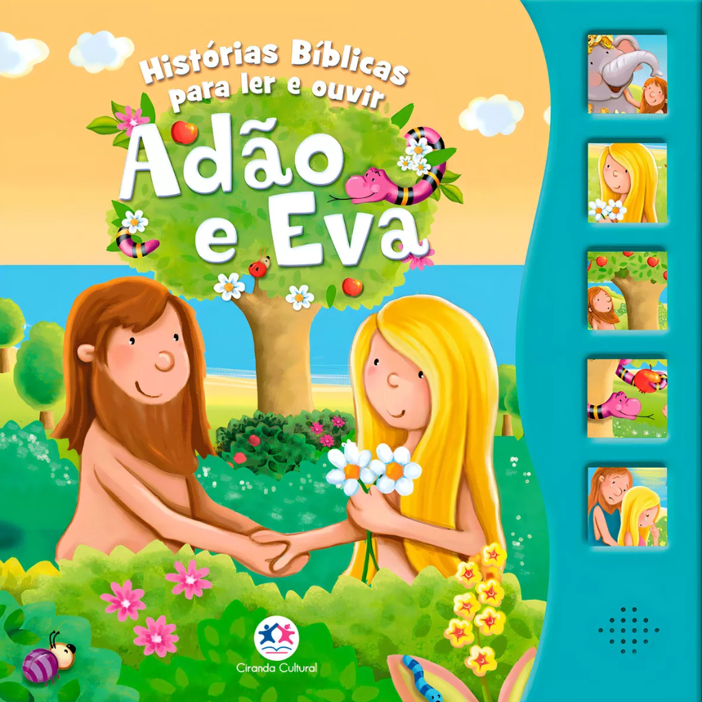 Livro Sonoro com Histórias da Bíblia