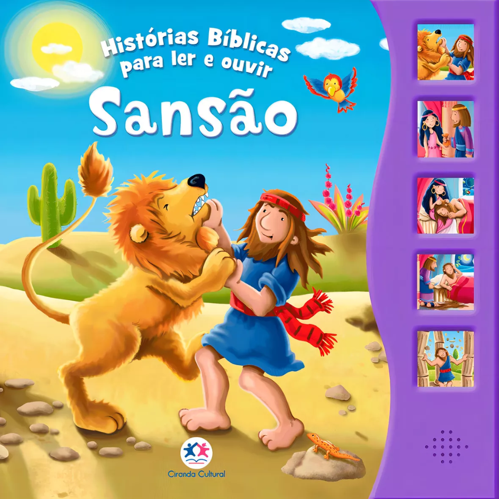 Livro Sonoro com Histórias da Bíblia