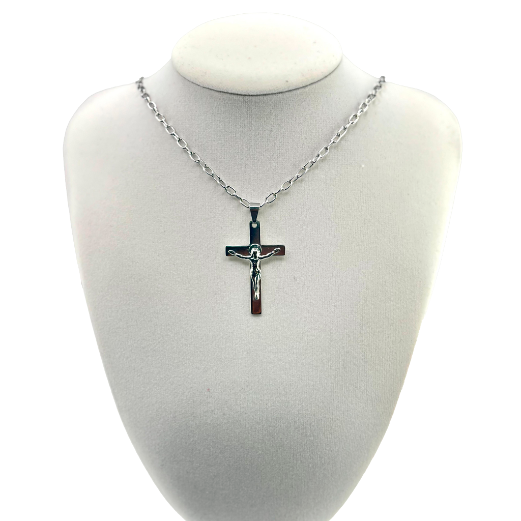 925 Silver Crucifix Chain