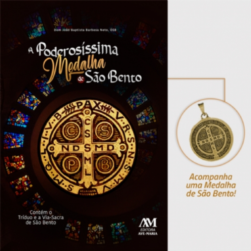 The very powerful Saint Benedict medal - Contains the Triduum and the Stations of the Cross of Saint Benedict.