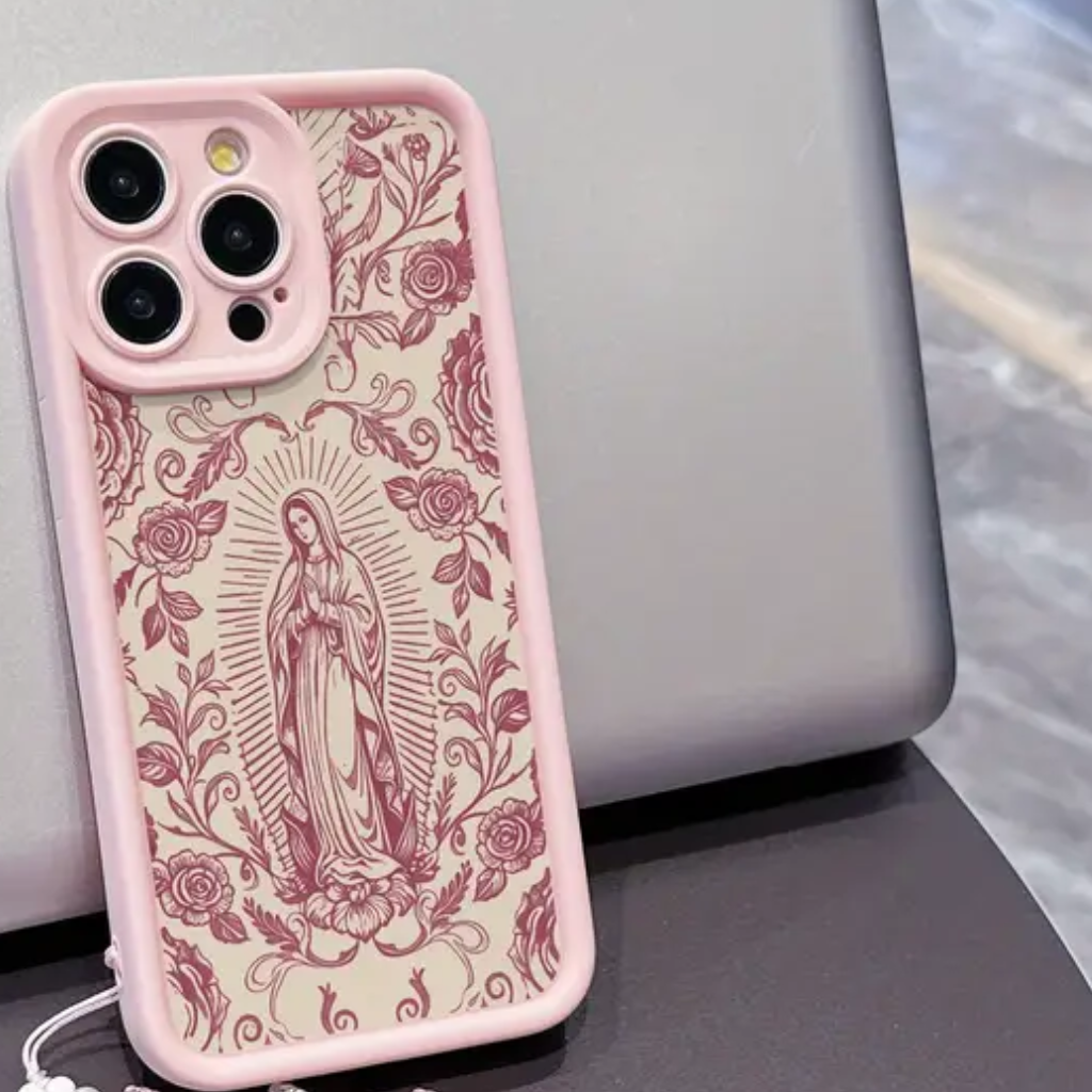 Capa de Celular – Guadalupe Floral Rosé iphone 15pro