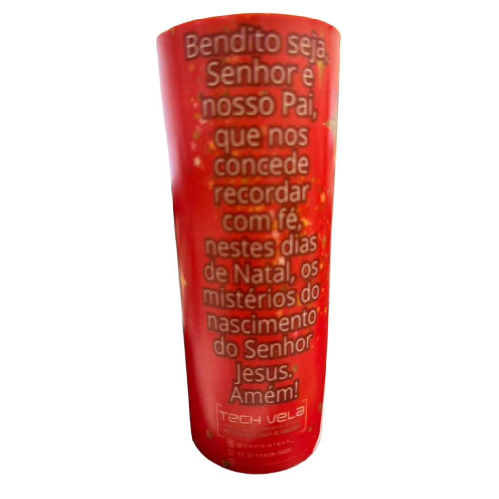 Vela Votiva Efeito Abajur De Natal