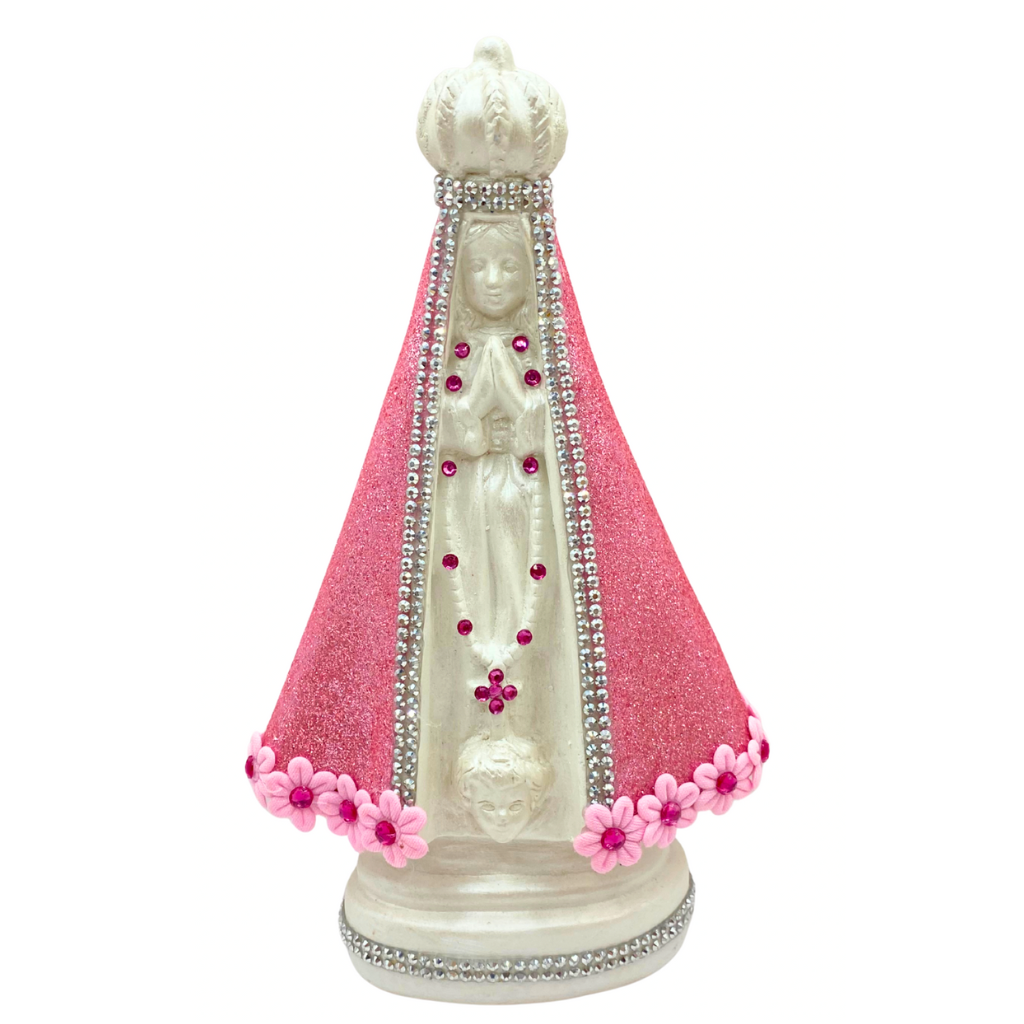 Image of Our Lady of Aparecida in Pink - 22cm