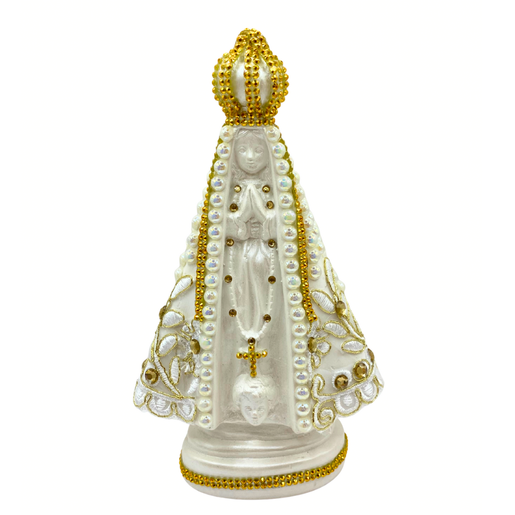 Image of Our Lady of Aparecida, Cream - 24cm