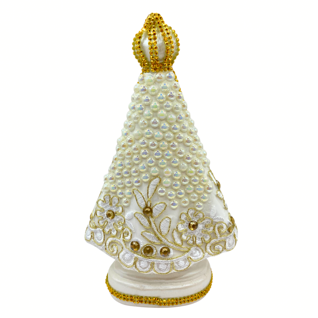 Image of Our Lady of Aparecida, Cream - 24cm
