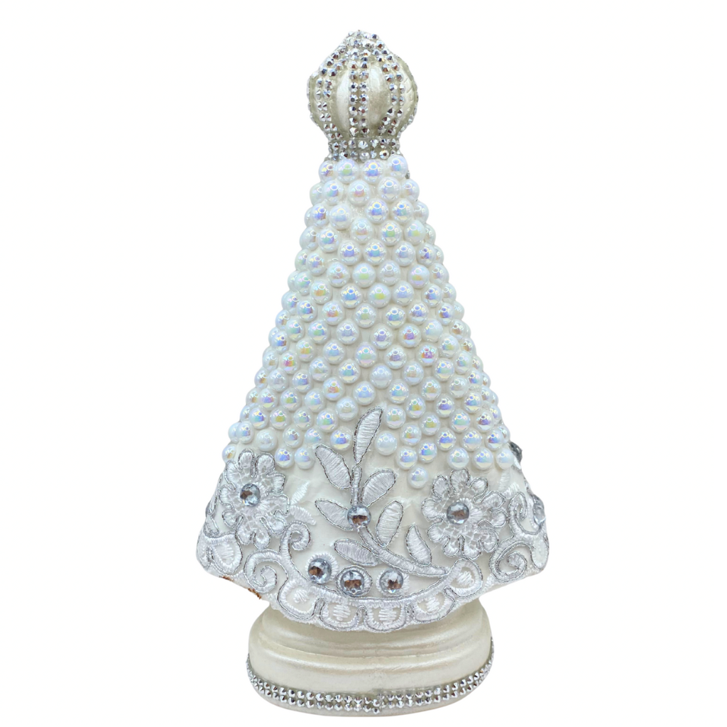Image of Our Lady of Aparecida, White - 24cm