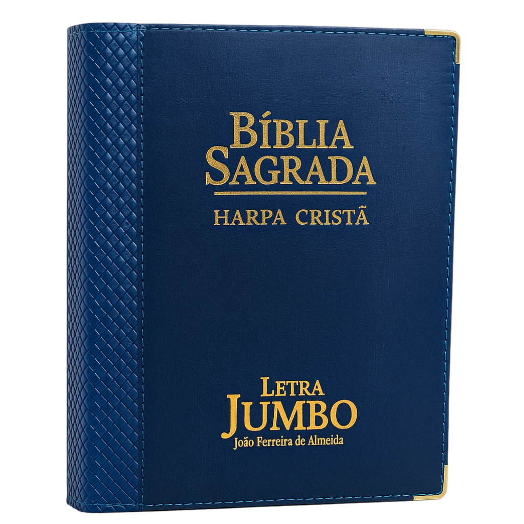 Holy Bible, Jumbo Print, Christian Harp
