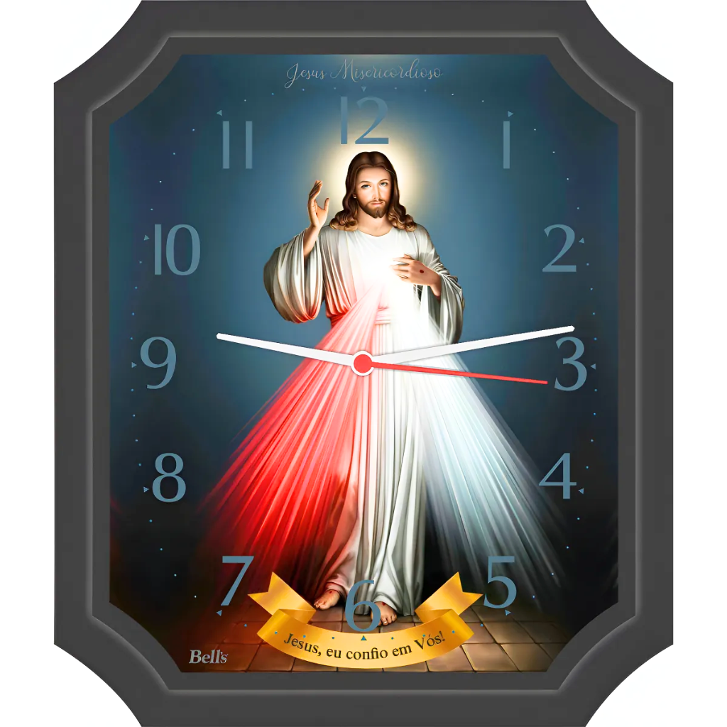 Relógio De Parede Jesus Misericordioso