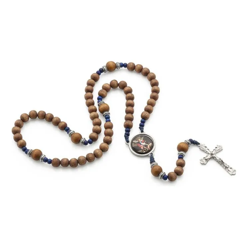 Terço Madeira Canela São Miguel