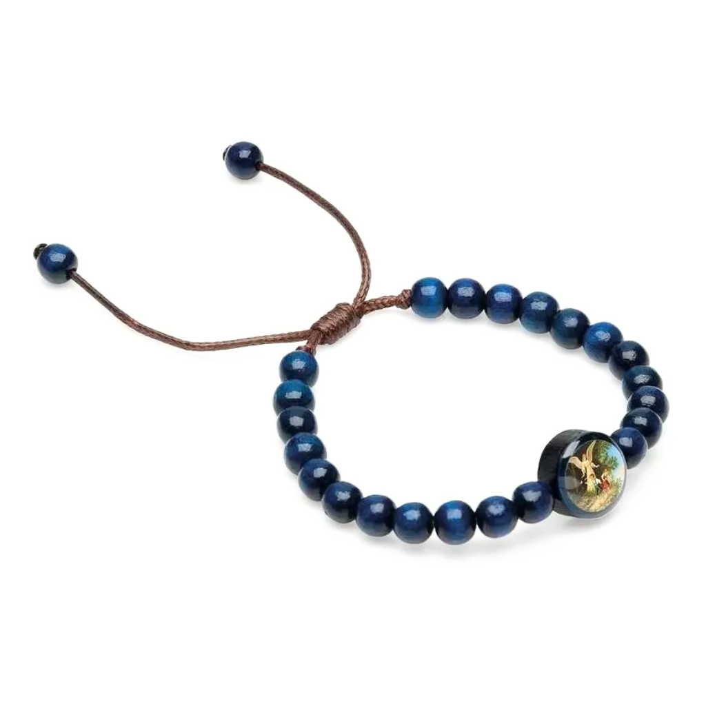Pulseira Infantil Anjo Da Guarda Azul