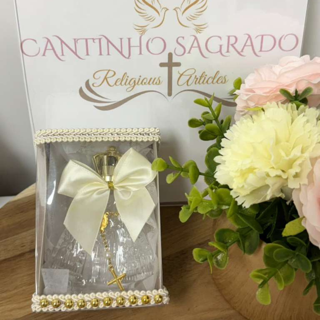 Holy Water Bottle with Decorative Box