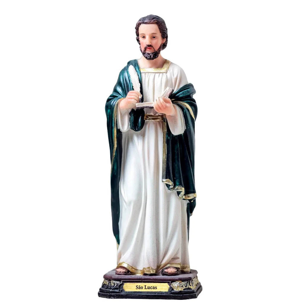 Imagem São Lucas Evangelista 20cm