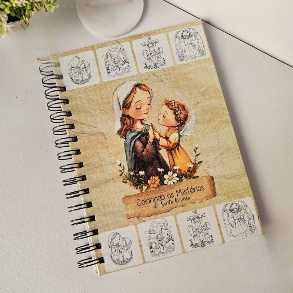 Coloring the mysteries of the Holy Rosary