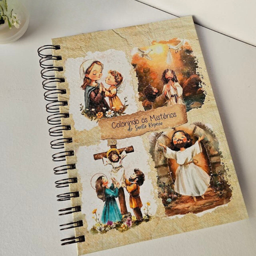 Coloring the mysteries of the Holy Rosary